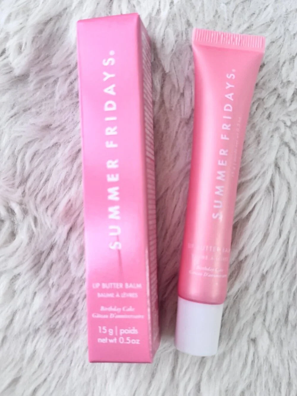 3pcs/Pink Sugar + Vanilla+Birthday Cake/ Summer Fridays Lip Butter Balm Lip Mask